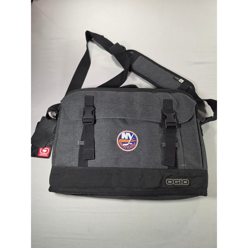 OGIO NHL New York Islanders Messenger Bag Charcoal Black 417051.53.OSFA NWT